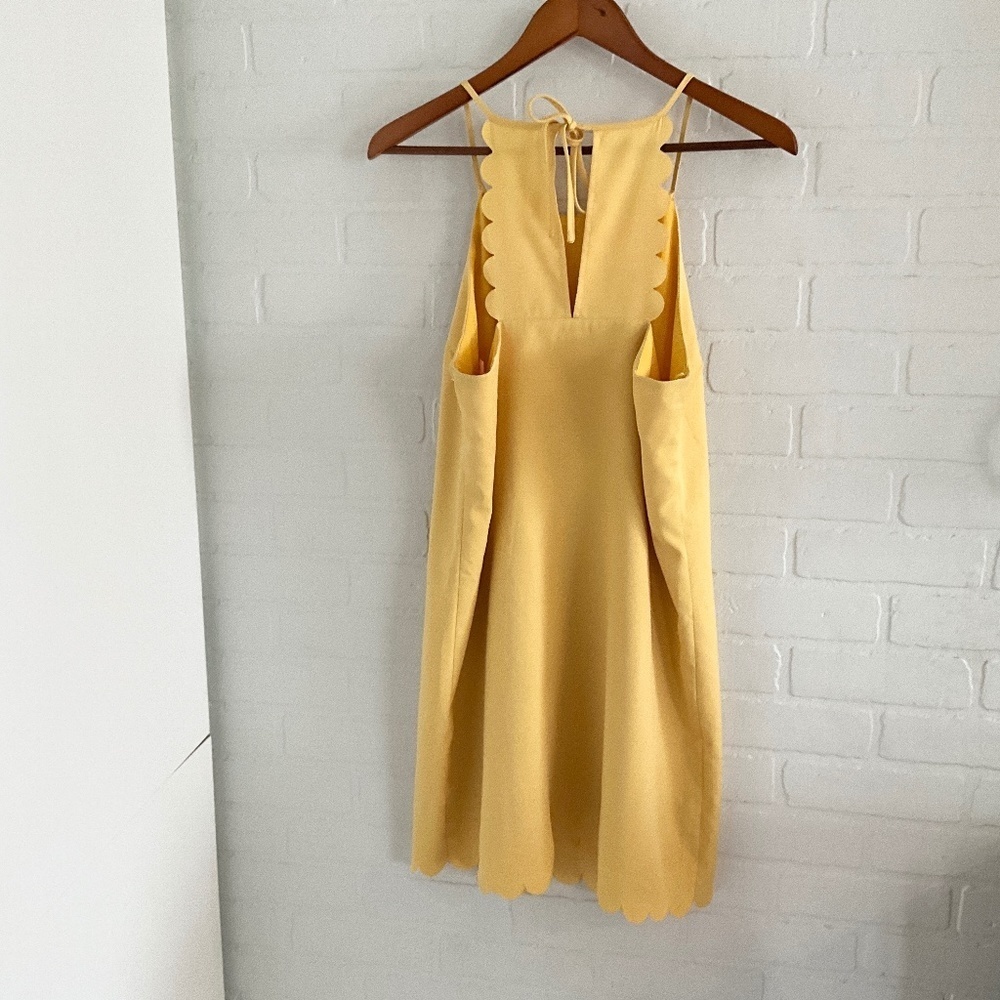 Anthropologie Yellow Mini Dress - Picture 8 of 12